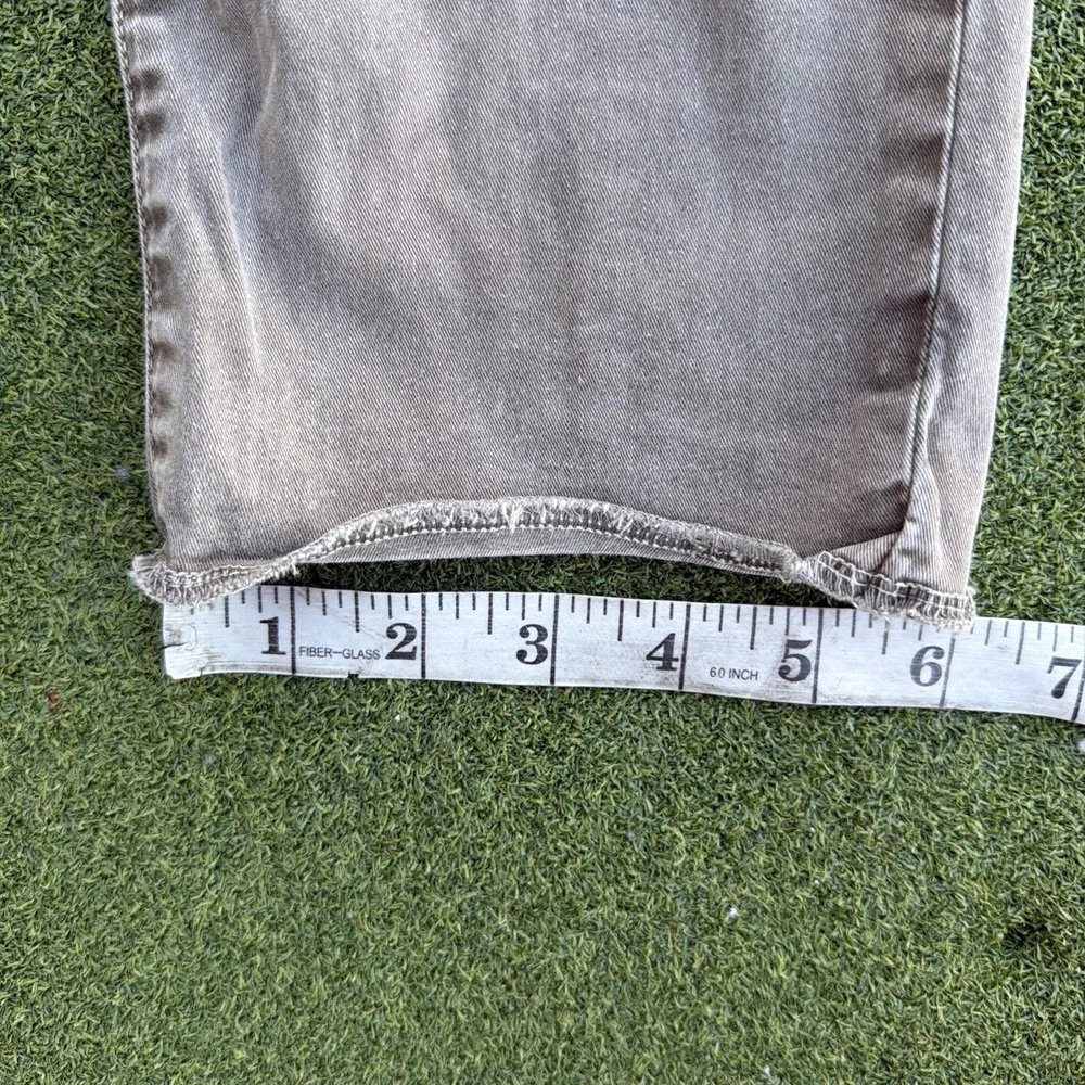 James Perse Brushed Twill 5 Pocket Pants Brown Men 30x31 UNHEMMED Slim $325